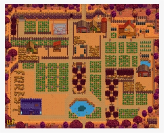 Plan - Stardew Valley Woodland Farm Map #9609563