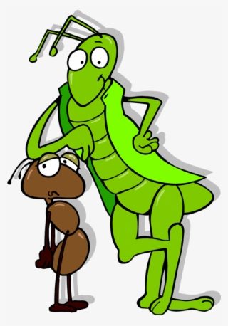 Get Rid Of Ants Without Harsh Chemicals - Ant And Grasshopper Clipart #9609936