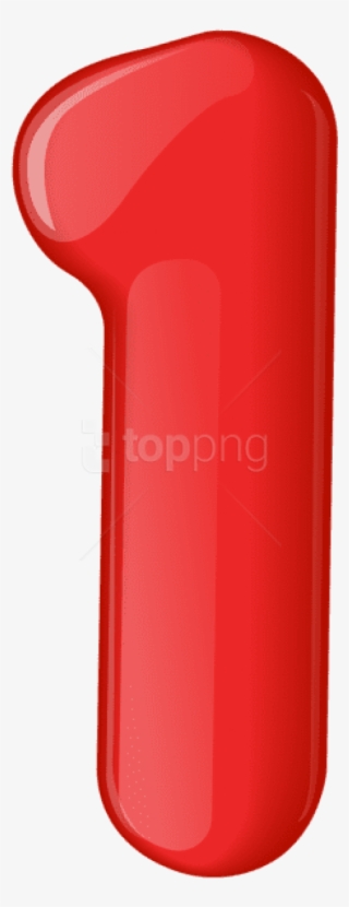 Free Png Red Number One Png Images Transparent - Thermometer #9610395
