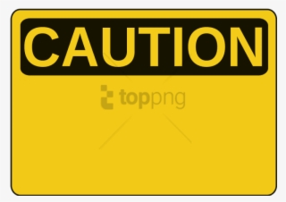 Free Png Caution Png Png Image With Transparent Background - Caution Sign Clipart #9611228