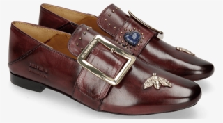 Loafers Luna 2 Burgundy Bee Gold - Moccasin #9611510