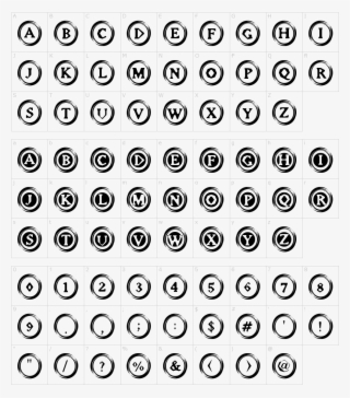 Font Characters - Elevator Buttons #9613528