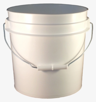 2 Gallon White Hdpe Plastic Bucket - Davul #9615192