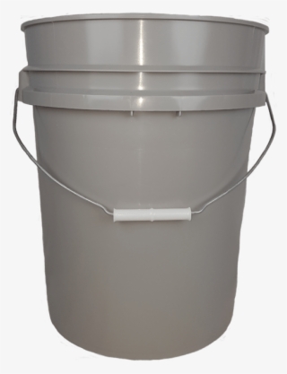 25 Gallon Plastic Bucket Grey - Bucket #9615244