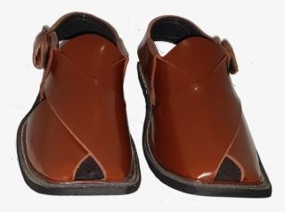 Peshawari Round Shape Maroon - Leather #9615640