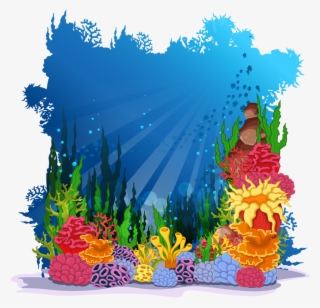 Clipart Free Stock Drawing Scenery Underwater - Undersea Vector 3d #9616583