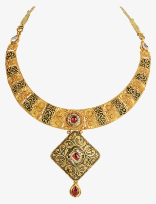 Orra Gold Set Necklace Designs - Necklace #9617001