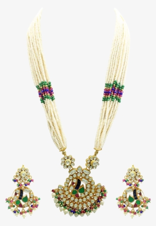 Morni Necklace Set - Earrings #9617057