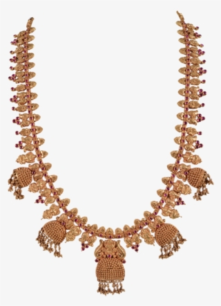 Chettinad Antique Gold Necklace Designs 1778-09 - Necklace #9617238