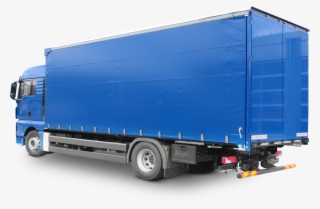Sliding Tarpaulin Platform Body For 2a Truck - Camion Con Lona Png #9617290