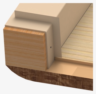 Our New Corner Design Uses A Plastic Insert To Hide - Plywood #9617635