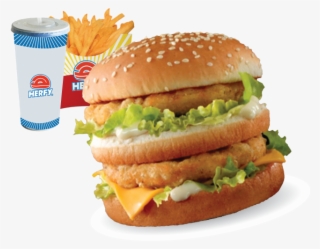 Burger / Combo - Herfy Double Burger 2019 #9618523