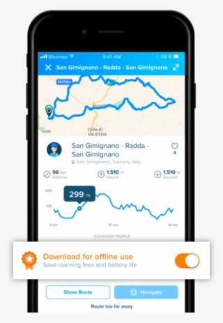 Then Open The Route In The App And Tap On "make Available - Smartphone #9619410