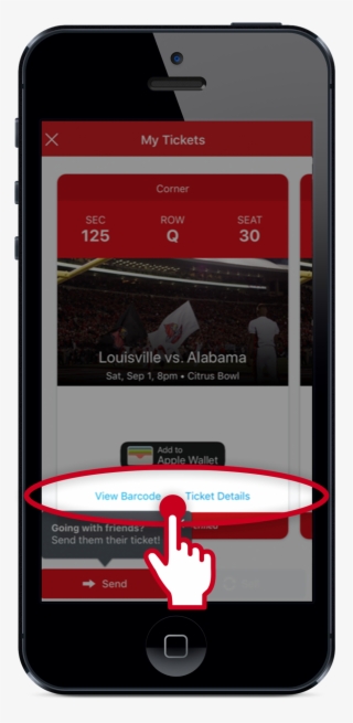 To Access Your Barcode Require For Entry, Use The View - Parking #9620445