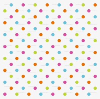 Fun Flowers Multi-coloured Polka Dots Wallpaper - Dots Pattern #9621279