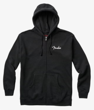 Fender, 1, Fender® Spaghetti Logo Zip Hoodie, Black, - North Face Bearscape Hoodie #9621519