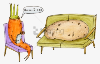 Free Png Download Vegetable Png Images Background Png - Couch Potato #9621741