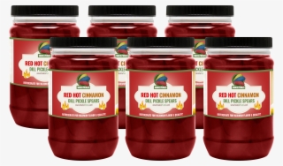 Hot Cinnamon Snow Cone Flavored Dill Pickle Spears - Stewed Tomatoes #9623296