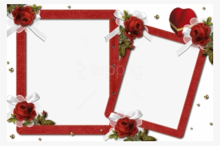 Free Png Best Stock Photos Double Romantic Transparent - Love Double Photo Frame #9623438
