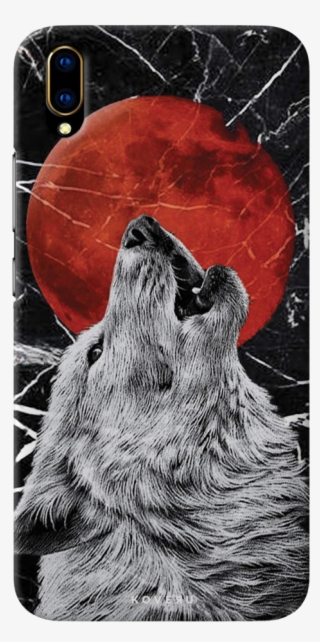 Wolf Howling Marble Cover Case For Vivo V11 Pro #9623979