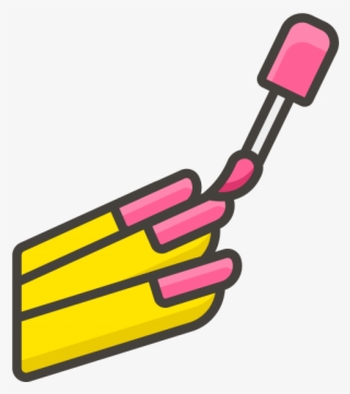Nail Polish Emoji - Uñas Icono Png #9624646