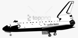 Free Png Space Shuttle Png Image With Transparent Background - Space Shuttle Clipart Black And White #9625165