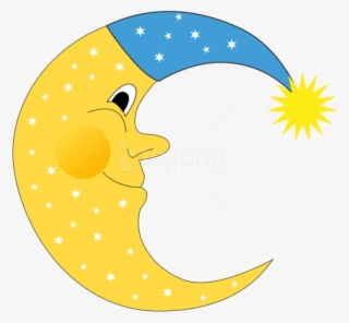 Free Png Download Transparent Cute Moon Clipart Png - Moon Clipart Png #9625521