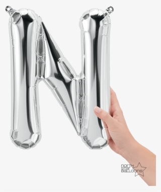 N Silver - Rose Gold Balloon N #9625675