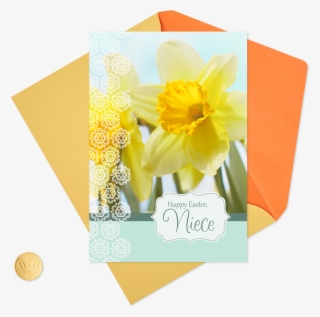 Daffodil Niece Easter Card - Art Paper #9626069