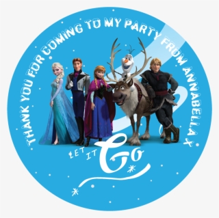 Frozen Party Box Stickers - Frozen Movie Poster Hd #9626618