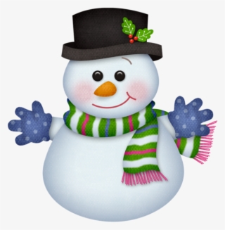 Snowman Clipart January - Boneco De Neve De Natal #9627630