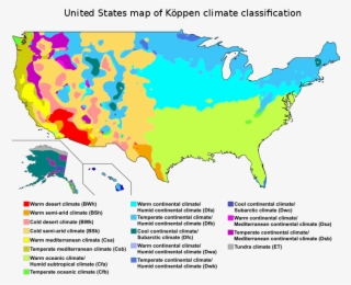 Usa Map Of Köppen Climate Classification - 2018 Iecc Climate Zone Map #9628168