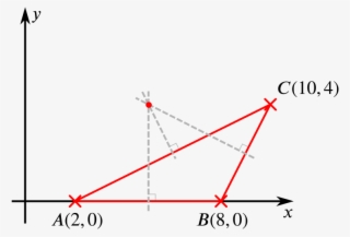 Triangle Abc With The Perpendicular Bisectors Of Each - Plot #9628256