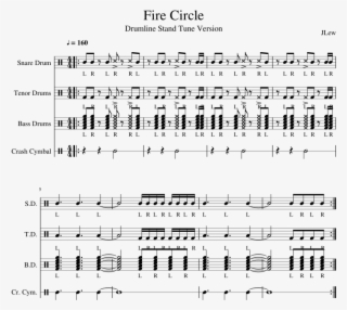 Fire Circle Piano Tutorial - Sheet Music #9629346