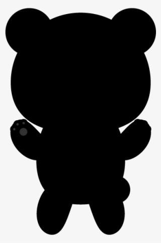 Bear Silhouette - くま シルエット フリー #9629436
