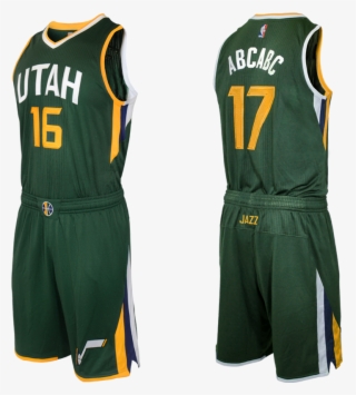 1 - Utah Jazz Uniform Green #9630661