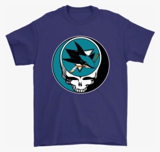 Nhl Team San Jose Sharks X Grateful Dead Logo Band - Grateful Dead Steal Your Face #9630704