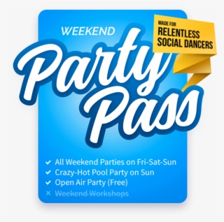 Weekend Party Pass - Electric Blue #9631336
