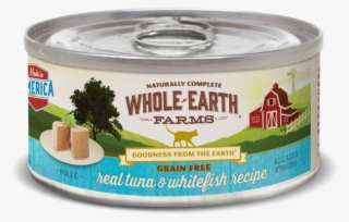 Whole Earth Farms Grain Free Real Tuna And Whitefish - Whole Earth Wet Cat Food #9631800