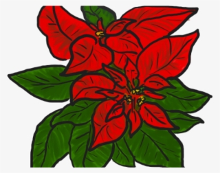 Garland Clipart Poinsettia - Poinsettia #9632663