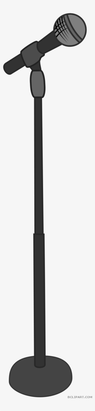 Microphone Stand Clipart - Microphone With Stand Clipart #9632799