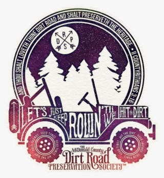 Dirt Road Preservation Society Decal - Illustration #9633307