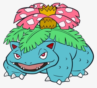Seed Pokemon The Scent Of The Flower On Venusaur's - Pokemon Starters Transparent Background #9633346