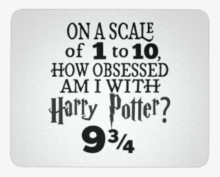 Obsessed Inspired Computer Mousepad Tessa Mae - Harry Potter #9633618
