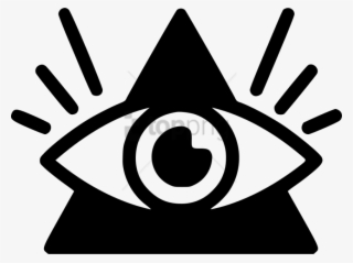 Free Png Download All Seeing Eye Line Icon Png Images - All Seeing Eye Icon #9633890