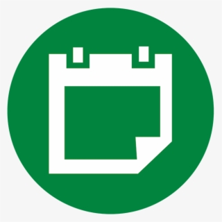 Green Calendar Icon Png #9635964