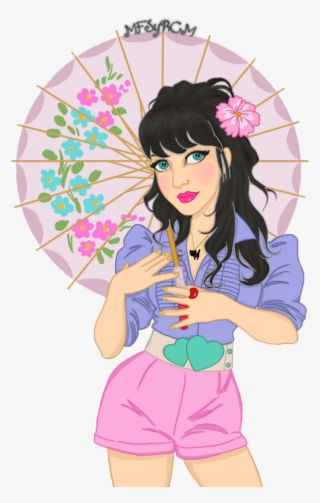 Katy Perry Clipart Sign - Katy Perry Cartoon Version #9636572