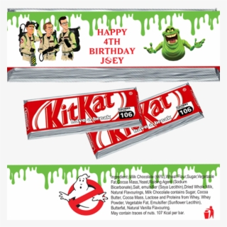 Ghostbusters Kitkat Wrappers - Baby Shark Chocolate Labels #9636741
