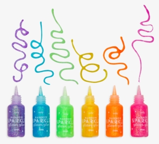 Oly Rainbow Sparkle Glitter Glue - Plastic Bottle #9638590