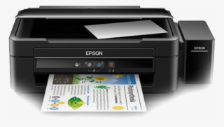 Colored Printer Png Transparent Image - Epson L380 Printer Driver #9639282
